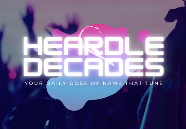 Heardle Decades allows you to identify all of the 80s and 90s hit songs